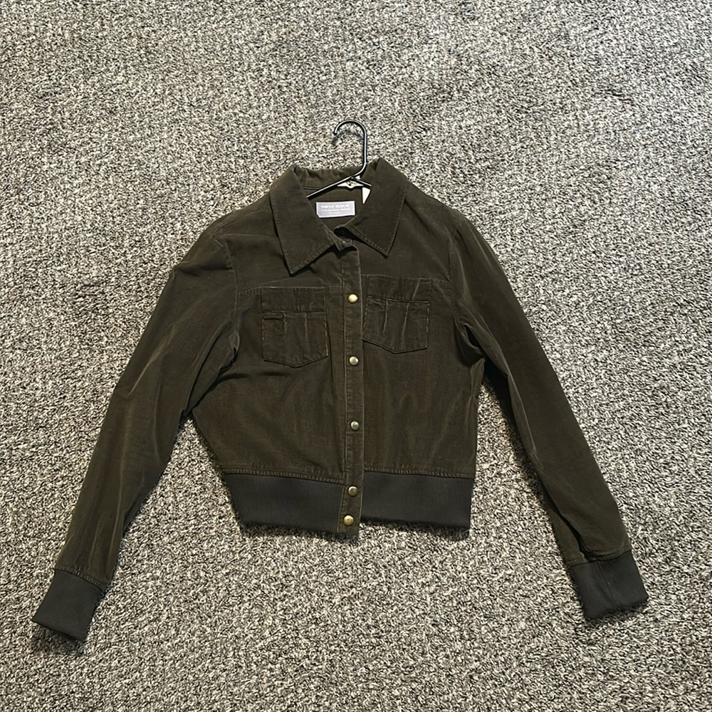 Women’s green cotton jacket